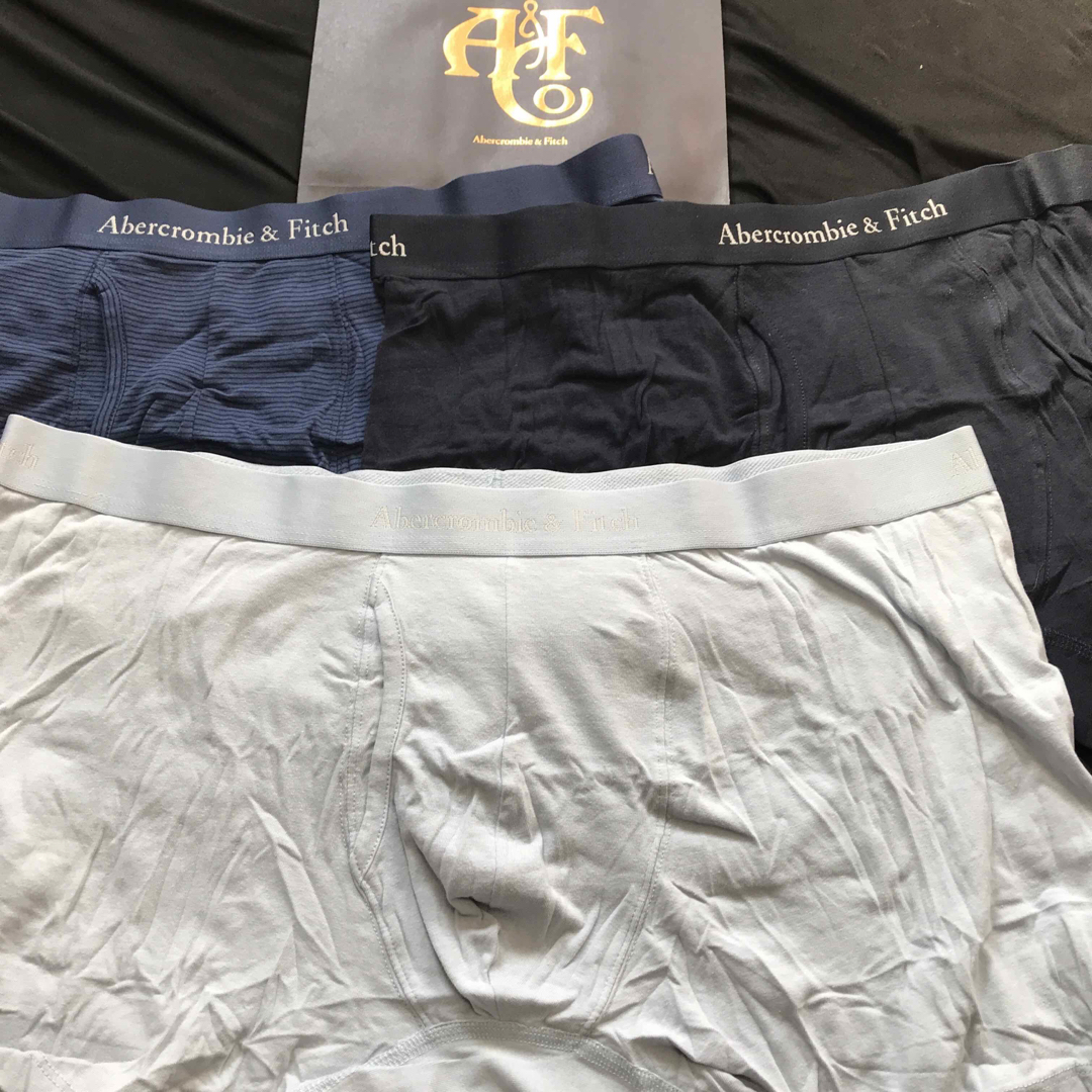 Abercrombie&Fitch(アバクロンビーアンドフィッチ)の3枚組◎XXL◎新品正規品◎アバクロ◎ボクサーパンツ◎送料込 メンズのアンダーウェア(ボクサーパンツ)の商品写真