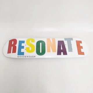 グッドイナフ(GOODENOUGH)のGOODENOUGH 未使用 未開封 RESONATE スケボーデッキ スケートボード その他雑貨 ホワイト メンズ グッドイナフ【中古】3-1119G◎(スケートボード)