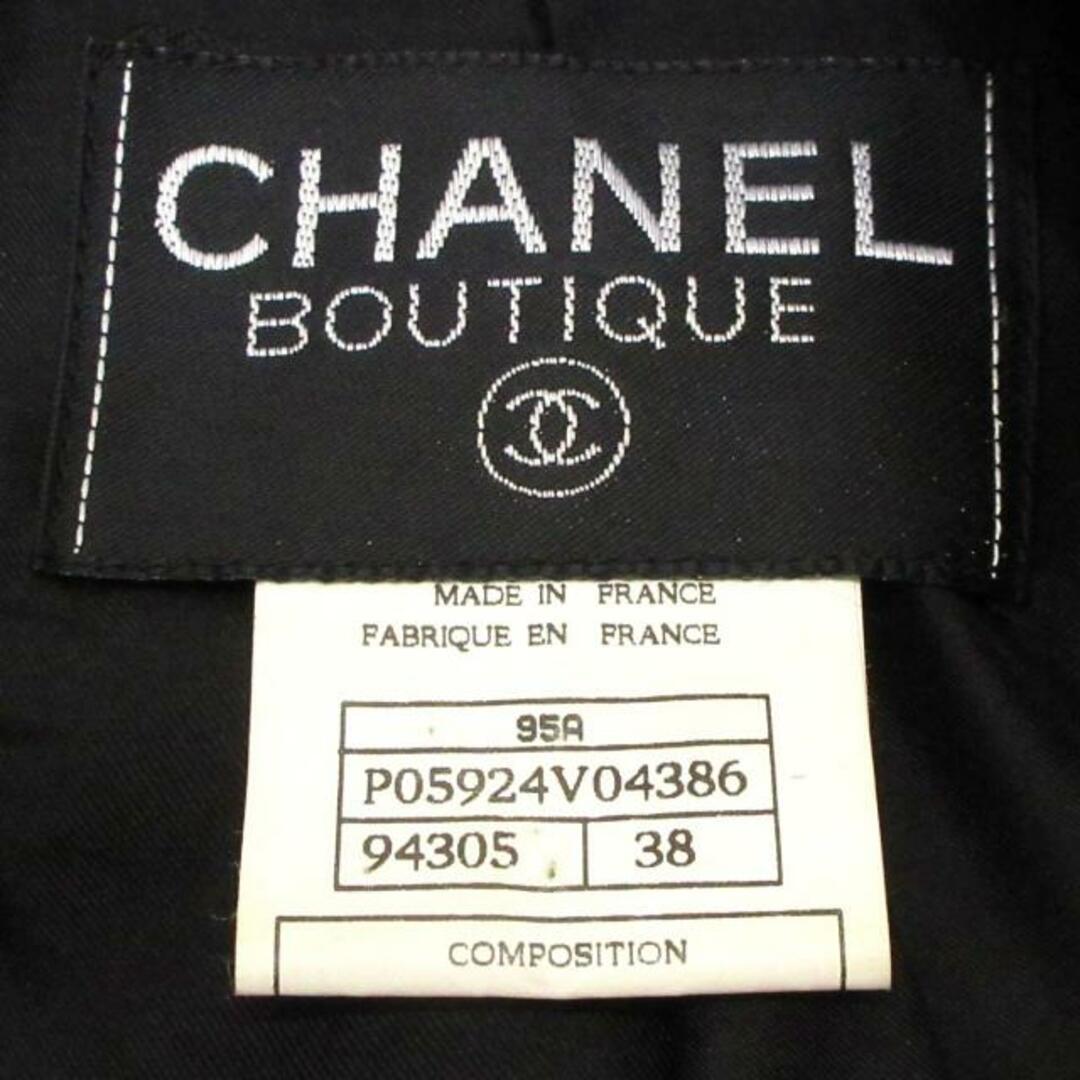 CHANEL(シャネル)のシャネル スカートスーツ サイズ38 M - 黒 レディースのフォーマル/ドレス(スーツ)の商品写真