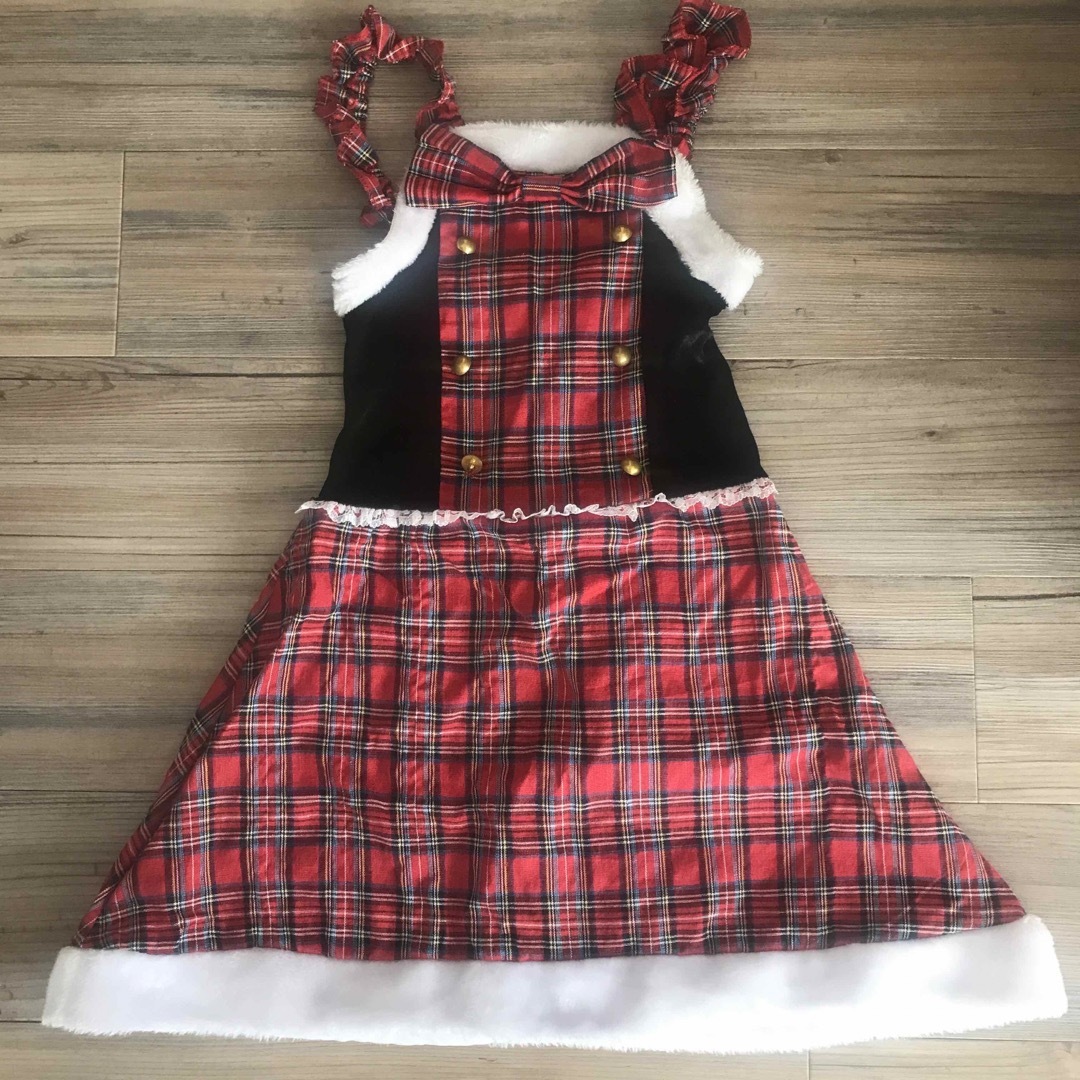 140cm クリスマスコスチューム ワンピース 女の子 コスプレ キッズ/ベビー/マタニティのキッズ服女の子用(90cm~)(ワンピース)の商品写真