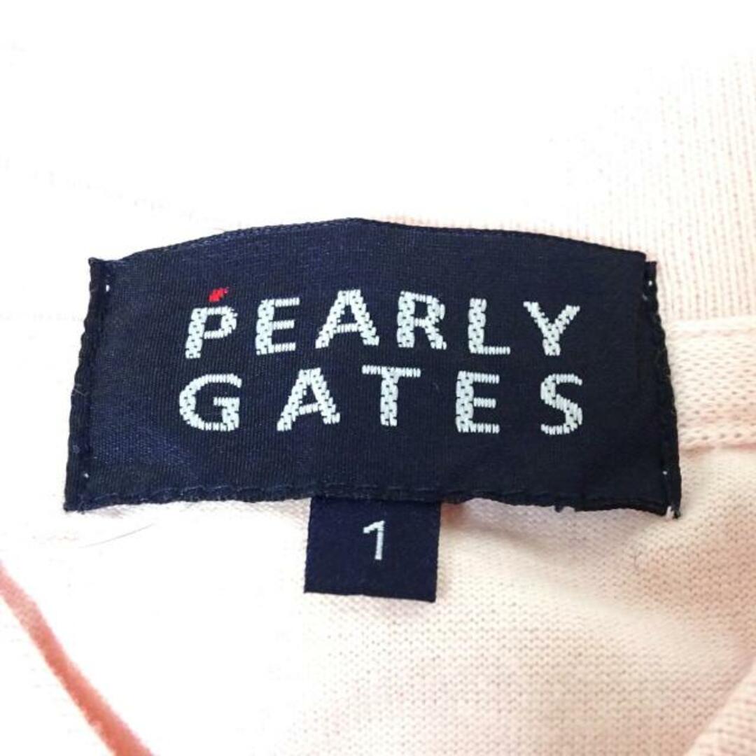 PEARLY GATES(パーリーゲイツ)のパーリーゲイツ 半袖ポロシャツ サイズ1 S レディースのトップス(ポロシャツ)の商品写真