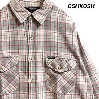 オシュコシュ(OshKosh)のOSHKOSH オシュコシュ 長袖 チェック シャツ 古着(シャツ)