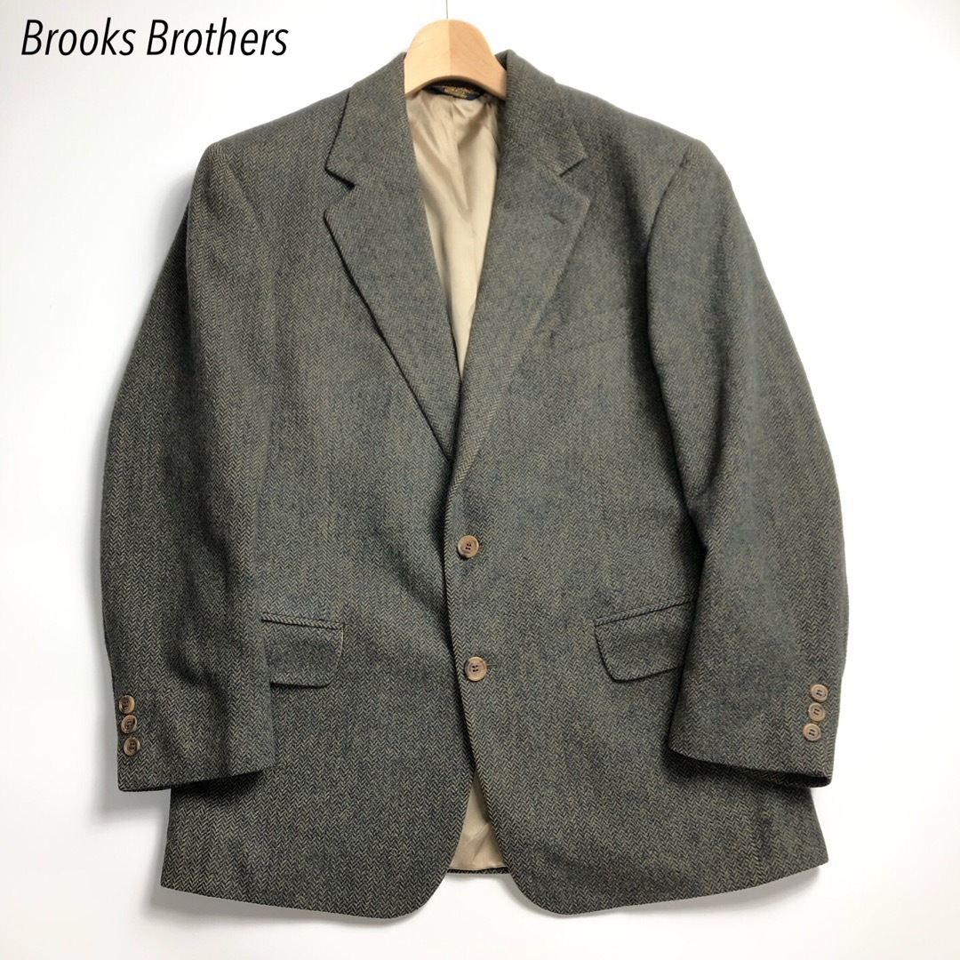 Brooks Brothers(ブルックスブラザース)のレア ブルックスブラザーズ　キャメルヘア　テーラードジャケット　S メンズ　秋冬 メンズのジャケット/アウター(テーラードジャケット)の商品写真