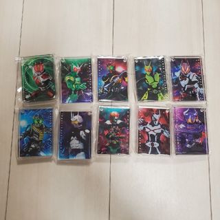 【新品未使用】仮面ライダードミノ風チャームコレクション全種類コンプリート(特撮)