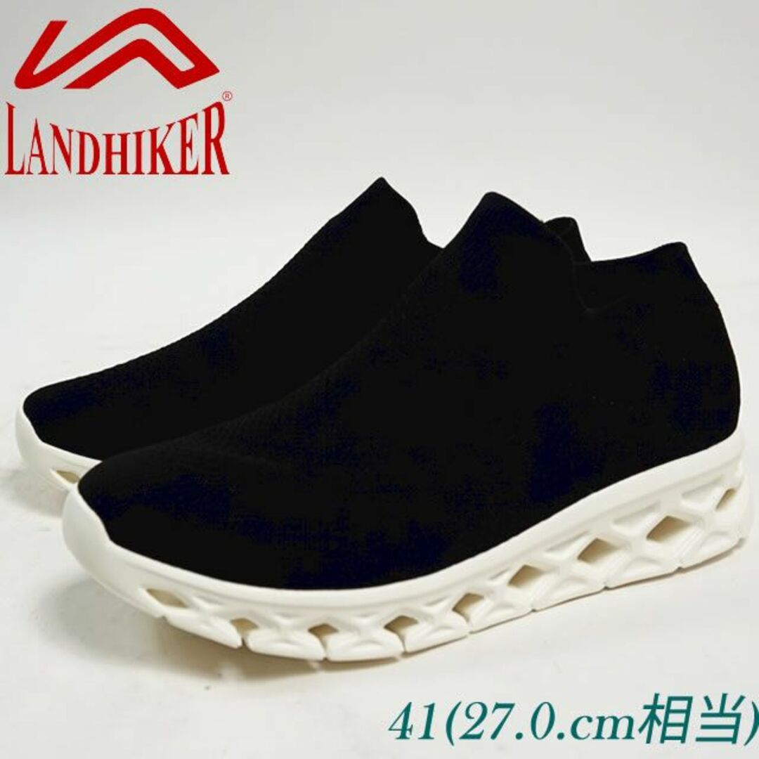 LANDHIKER スニーカー ブラック 27.0cm 4805887 メンズの靴/シューズ(スニーカー)の商品写真