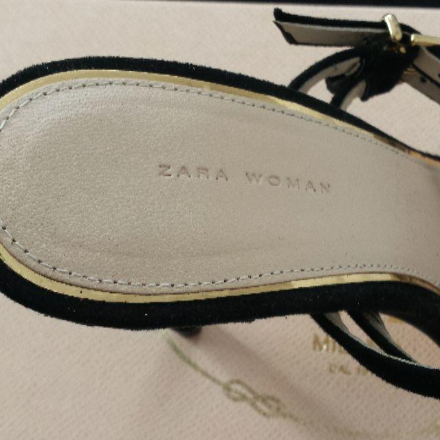 ZARA(ザラ)の新品zara☆レザーストラップサンダル レディースの靴/シューズ(サンダル)の商品写真