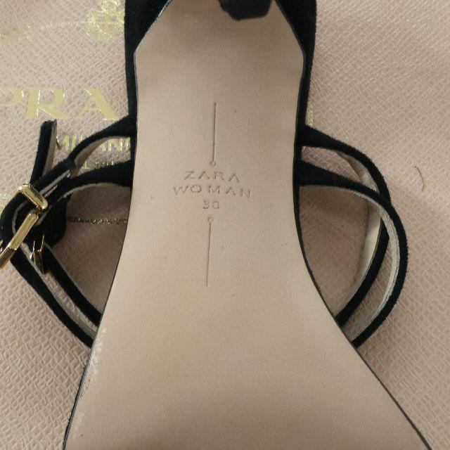 ZARA(ザラ)の新品zara☆レザーストラップサンダル レディースの靴/シューズ(サンダル)の商品写真