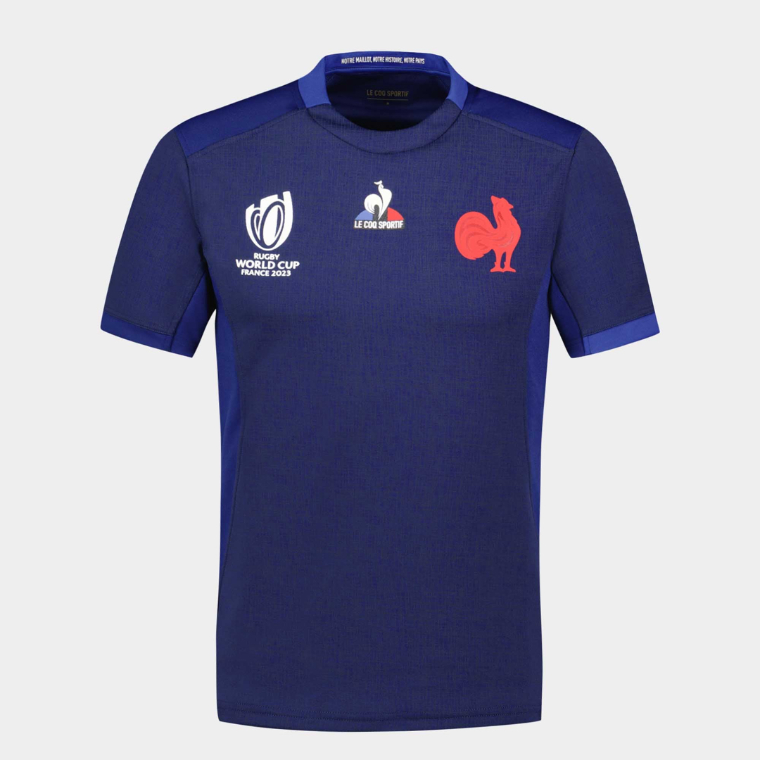 le coq sportif(ルコックスポルティフ)のRWC 2023 フランス代表 ラグビー ジャージ ルコックスルティフ Mサイズ スポーツ/アウトドアのスポーツ/アウトドア その他(ラグビー)の商品写真