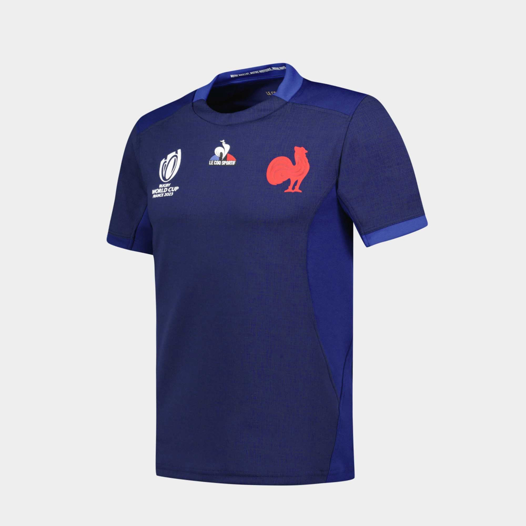 le coq sportif(ルコックスポルティフ)のRWC 2023 フランス代表 ラグビー ジャージ ルコックスルティフ Mサイズ スポーツ/アウトドアのスポーツ/アウトドア その他(ラグビー)の商品写真