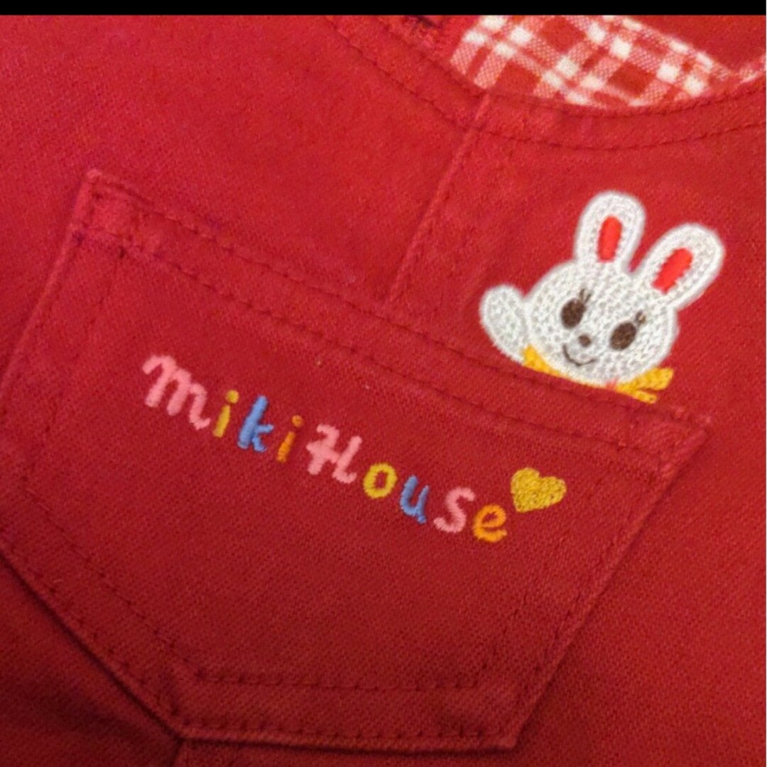 mikihouse(ミキハウス)のMiKihouse ジャンパースカート 90 キッズ/ベビー/マタニティのキッズ服女の子用(90cm~)(ワンピース)の商品写真