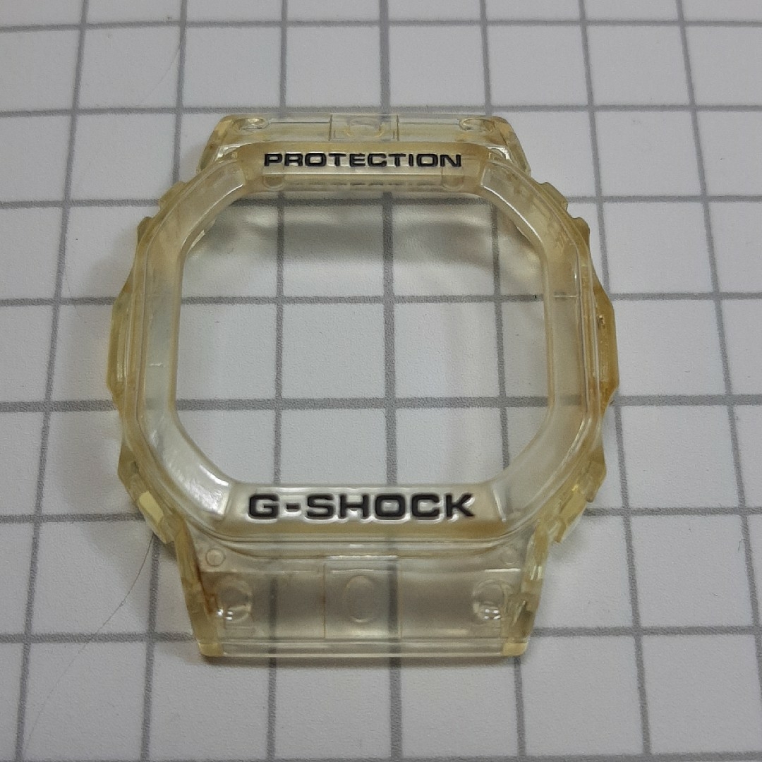 G-SHOCK(ジーショック)のG-SHOCK 純正  DW5600SK外し クリアベゼル ベルト セット メンズの時計(腕時計(デジタル))の商品写真