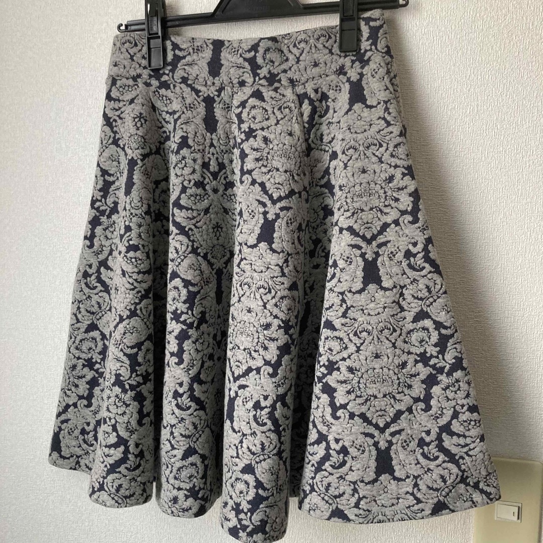 nitca(ニトカ)の新品nitcaジャガードフレアスカート レディースのスカート(ひざ丈スカート)の商品写真