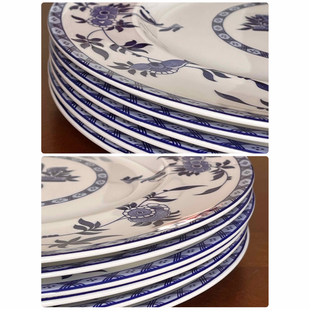 MINTON - 【美品】ミントン☆ブルーデルフト☆ディナー皿 6枚の MINTON - 【美品】ミントン☆ブルーデルフト☆ディナー皿 6枚の