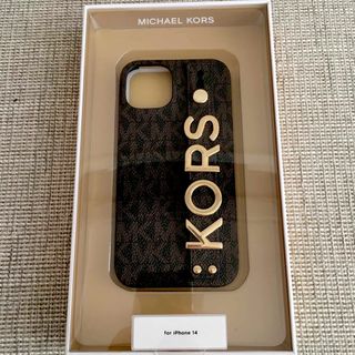 マイケルコース(Michael Kors)の新品★マイケルコース 定価10,560円 レザー iPhone 14 ケース(iPhoneケース)