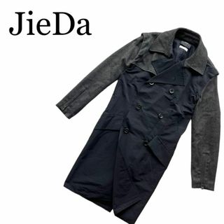 ジエダ(Jieda)の希少品♪ ジエダ ヘリンボーン切り替え トレンチコート⭐︎ベルト付(トレンチコート)