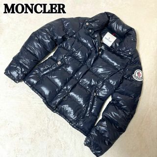 MONCLER - 美品 モンクレール ダウン ネイビー 1 デカワッペン 白タグ ...