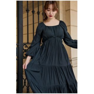 ハーリップトゥ(Her lip to)のSide Bow Satin Long Dress(ロングワンピース/マキシワンピース)