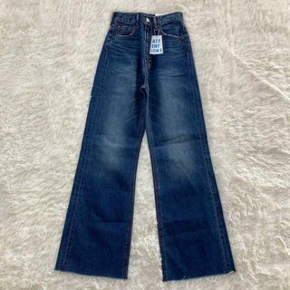 スライ(SLY)の新品▽SLYJEANSスライジーンズ▽ワイドデニム ブルー23 ダメージジーンズ(デニム/ジーンズ)