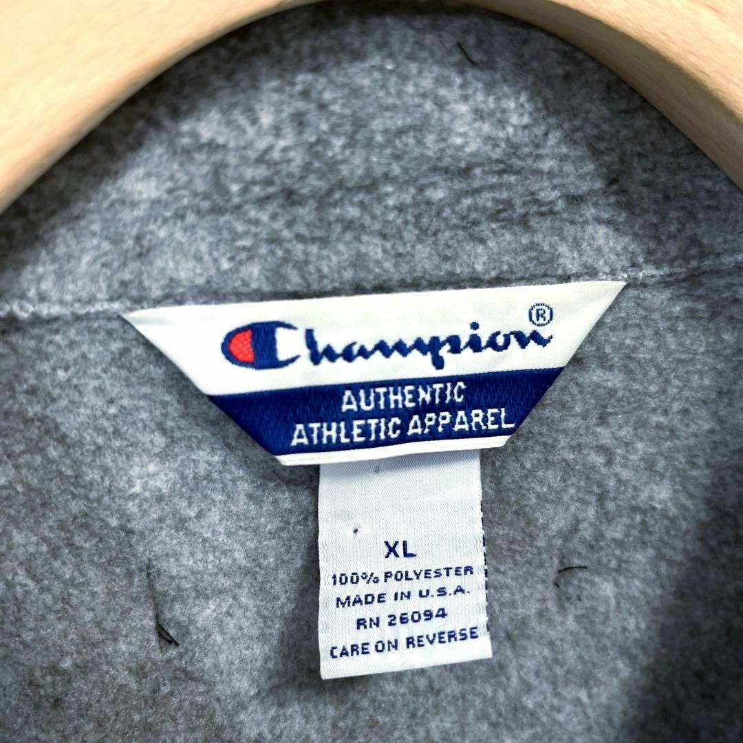 Champion(チャンピオン)の90s 00sヴィンテージ USA製古着チャンピオン　ハーフジップフリース　XL メンズのジャケット/アウター(ブルゾン)の商品写真