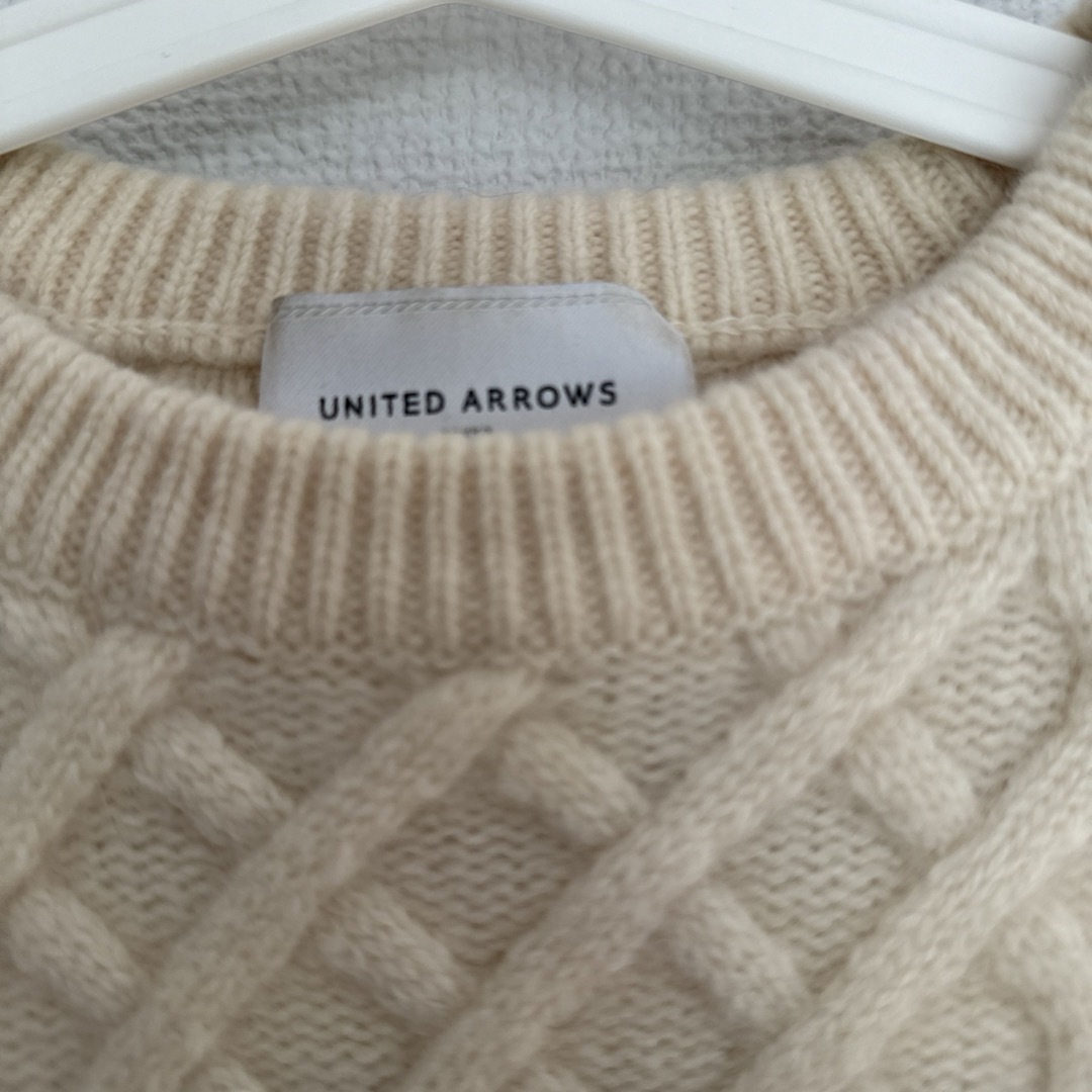 UNITED ARROWS(ユナイテッドアローズ)のUNITED ARROWS ／UWFC ケーブル ショート丈 ニット† ◆ レディースのトップス(ニット/セーター)の商品写真