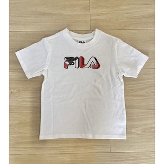 フィラ(FILA)の110  FILA 半袖 シャツ 白 ホワイト トップス　USサイズ6 (Tシャツ/カットソー)