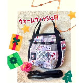 レスポートサック(LeSportsac)のレスポートサック  スモールジェニー　2wayショルダー　　ウインターアイテム柄(ショルダーバッグ)