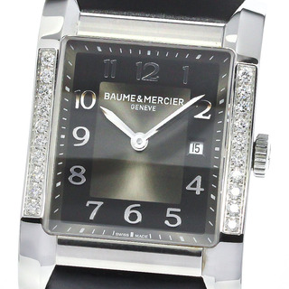 ボームエメルシエ(BAUME&MERCIER)のボーム＆メルシェ Baume & Mercier 65694 ハンプトン ダイヤベゼル デイト クォーツ ボーイズ 箱・保証書付き_783923(腕時計(アナログ))
