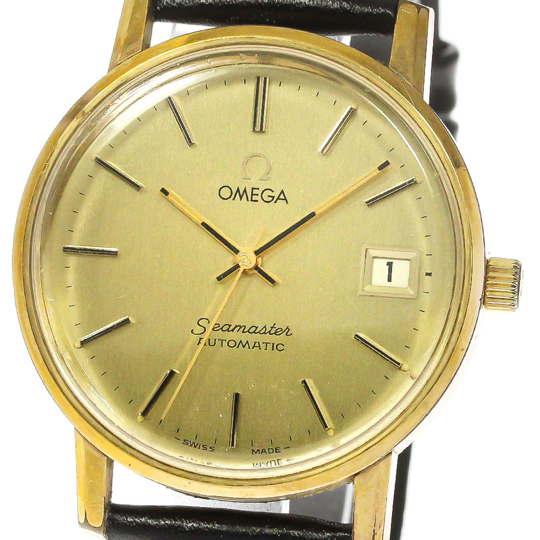 弊社では実施しておりませんオメガ OMEGA 166.0202 シーマスター Cal.1010 デイト 自動巻き メンズ _782422