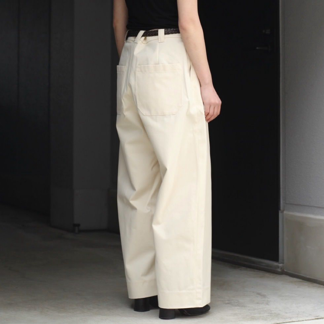 STUDIO NICHOLSON - 23AW STUDIO NICHOLSON ワイドパンツ クリーム XS