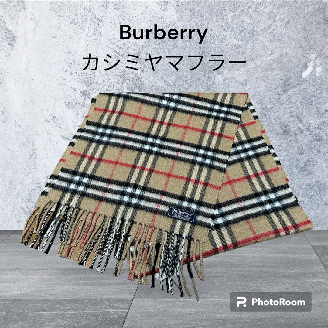 BURBERRY - 値下げ【美品】Burberryカシミヤマフラーの通販 by kozu