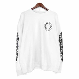 クロムハーツ(Chrome Hearts)のクロムハーツ CHROME HEARTS ■ 【 SWT SHRT 】 ホースシュー プリント スウェット トレーナー　30420(スウェット)