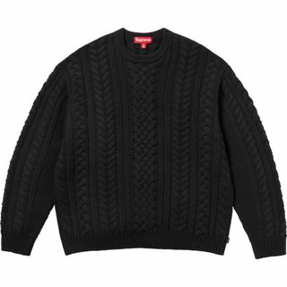 シュプリーム(Supreme)のsupreme Appliqué Cable Knit Sweater(ニット/セーター)