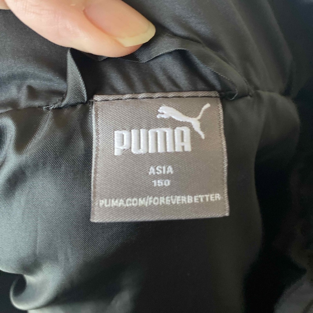 PUMA(プーマ)のPUMA 150cm アウター　黒 キッズ/ベビー/マタニティのキッズ服女の子用(90cm~)(ジャケット/上着)の商品写真