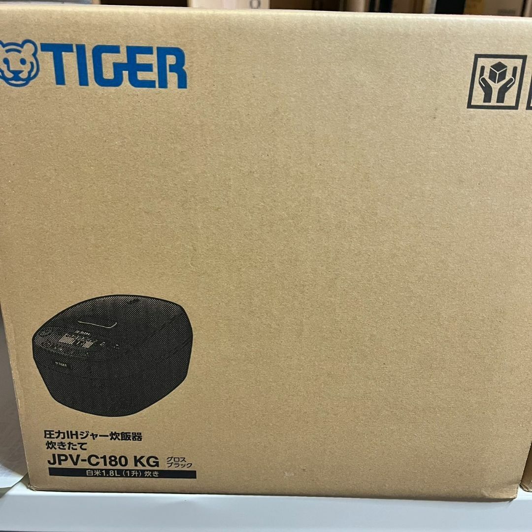 商品状態TIGER　圧力IHジャー炊飯器 10合炊きJPV-C180KG 新品未開封