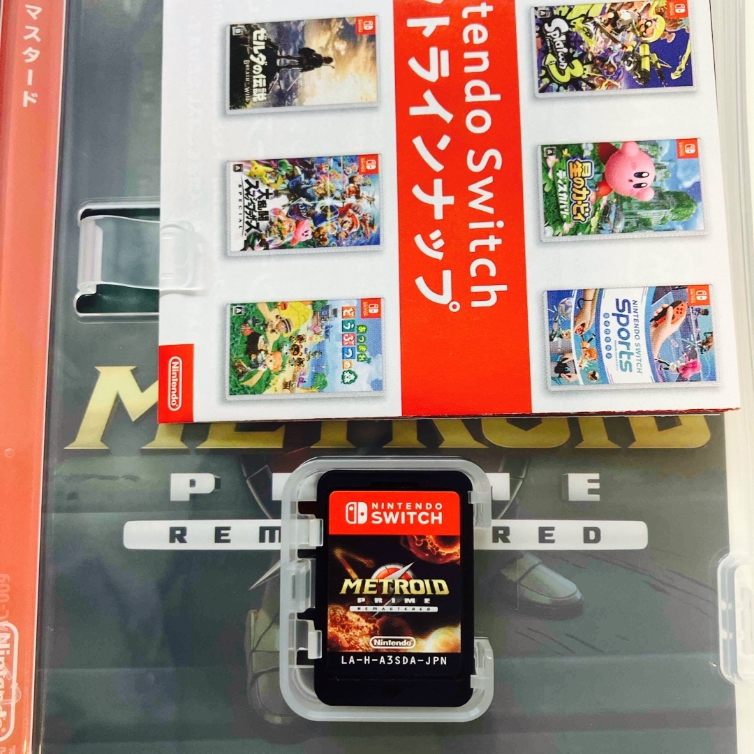 Nintendo Switch(ニンテンドースイッチ)のメトロイドプライム リマスタード エンタメ/ホビーのゲームソフト/ゲーム機本体(家庭用ゲームソフト)の商品写真