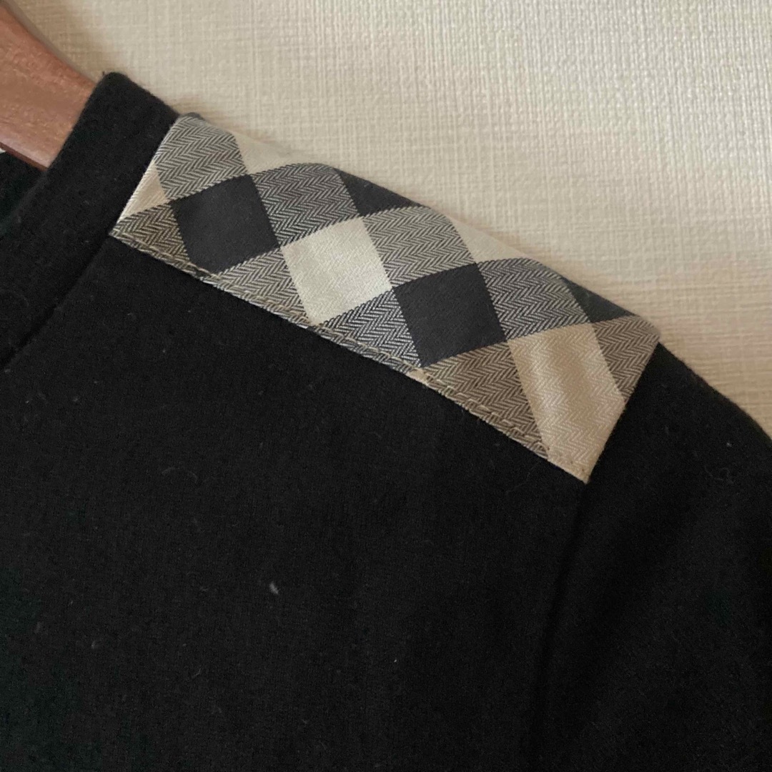 BURBERRY(バーバリー)のBurberry バーバリー  長袖Tシャツ 赤黒 セット ノバチェック ロンT キッズ/ベビー/マタニティのキッズ服男の子用(90cm~)(Tシャツ/カットソー)の商品写真