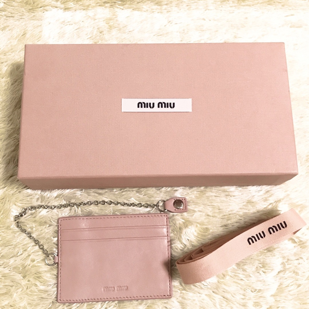 miumiu(ミュウミュウ)の【極美品】MIU MIU マテラッセ ピンクビジュー 長財布 Wホック ピンク レディースのファッション小物(財布)の商品写真