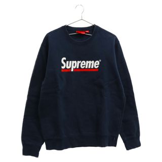 supreme  under line crewneck XL navyメンズ