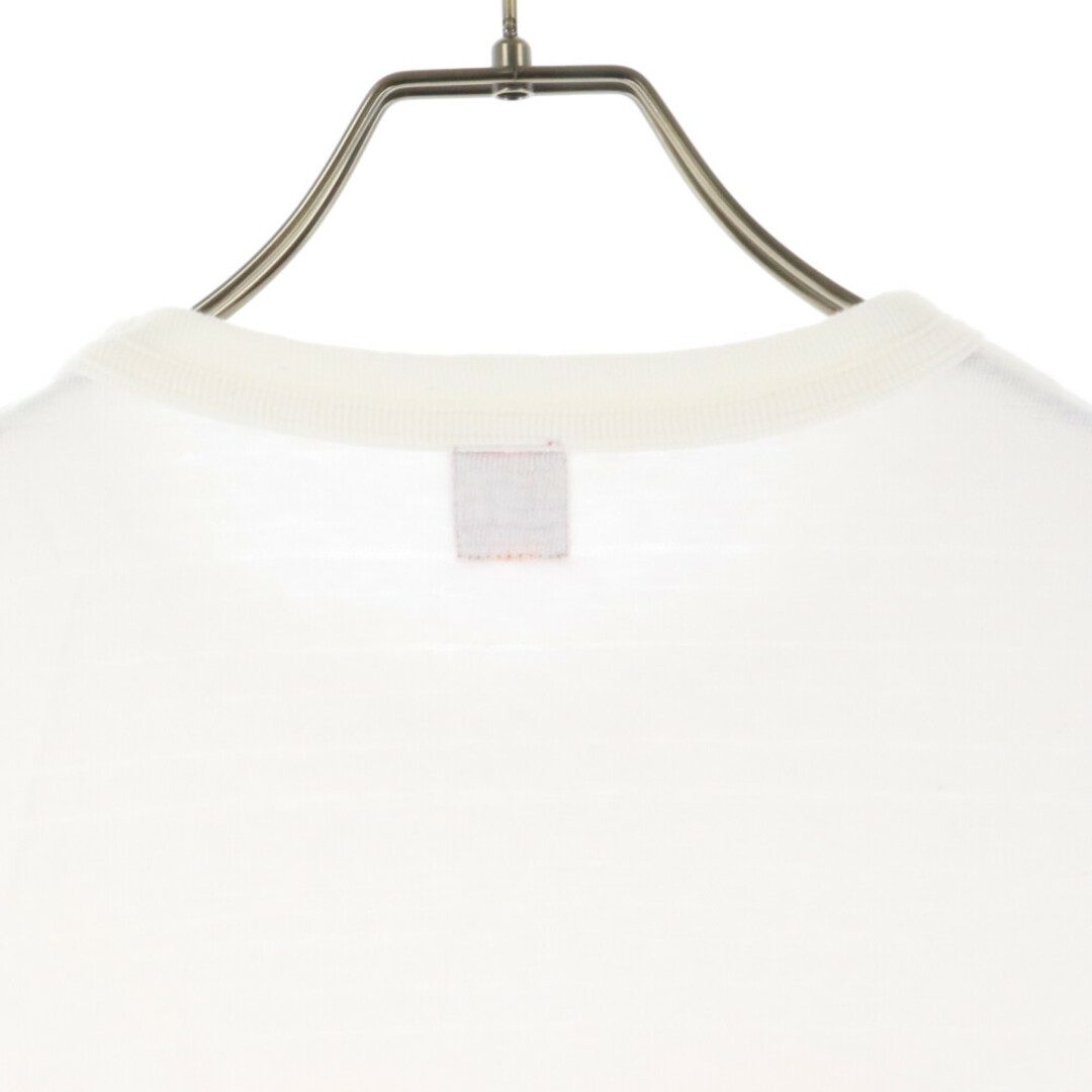 HUMAN MADE ヒューマンメイド ハートロゴプリントクルーネック半袖Tシャツ ホワイト575センチ肩幅