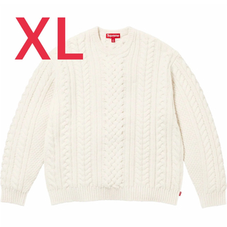 シュプリーム(Supreme)のSupreme Applique Cable Knit Sweater(ニット/セーター)