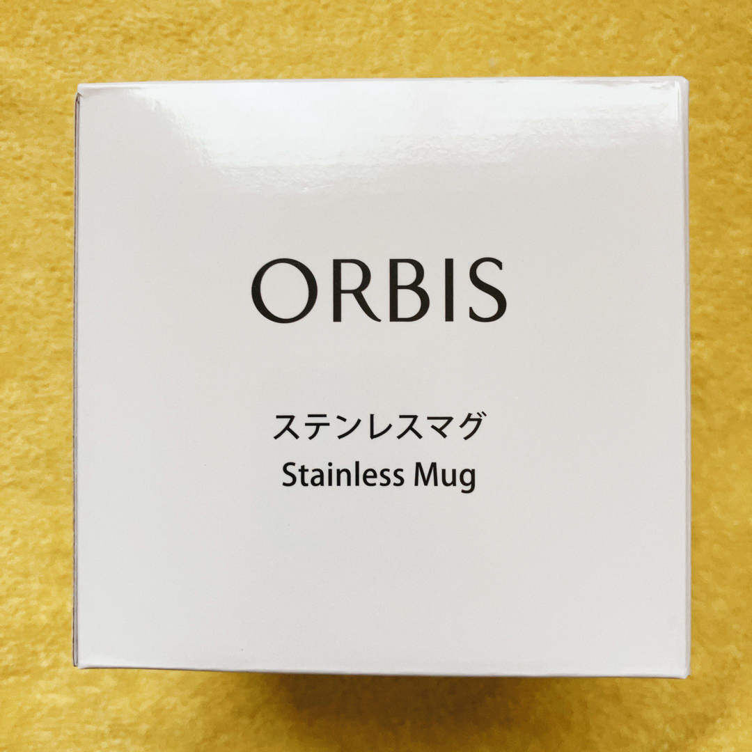 ORBIS(オルビス)のオルビス　ステンレスマグ　2個セット(ホワイト×ピンク) インテリア/住まい/日用品のキッチン/食器(グラス/カップ)の商品写真