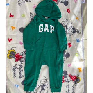 ベビーギャップ(babyGAP)のbabygap ロンパース　ジャンプスーツ　裏起毛　90サイズ(カバーオール)