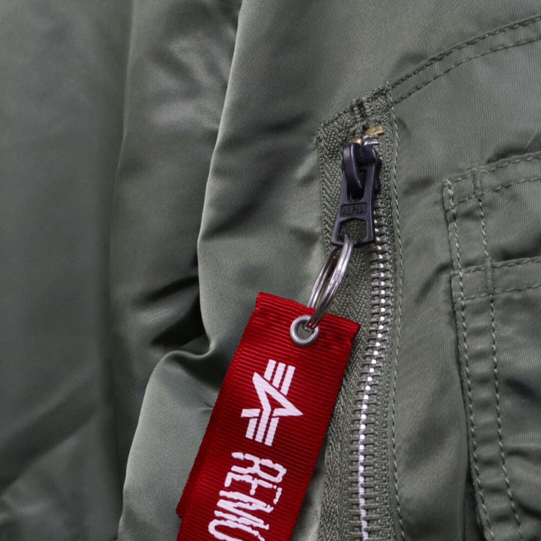 ALPHA INDUSTRIES(アルファインダストリーズ)のALPHA INDUSTRIES アルファ インダストリーズ ミリタリー フライトジャケット MA-1 カーキ 0615-00-573-8335 メンズのジャケット/アウター(フライトジャケット)の商品写真