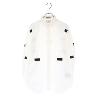 ディオール(Dior)のDIOR ディオール PARACHUTE SHIRT パッチデザイン 長袖シャツ ホワイト 633C569A1581(シャツ)