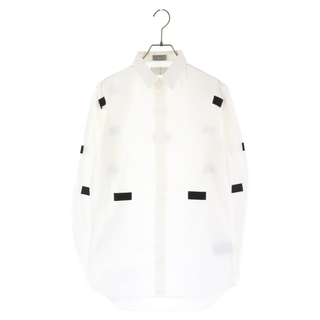 ディオール(Dior)のDIOR ディオール PARACHUTE SHIRT パッチデザイン 長袖シャツ ホワイト 633C569A1581(シャツ)