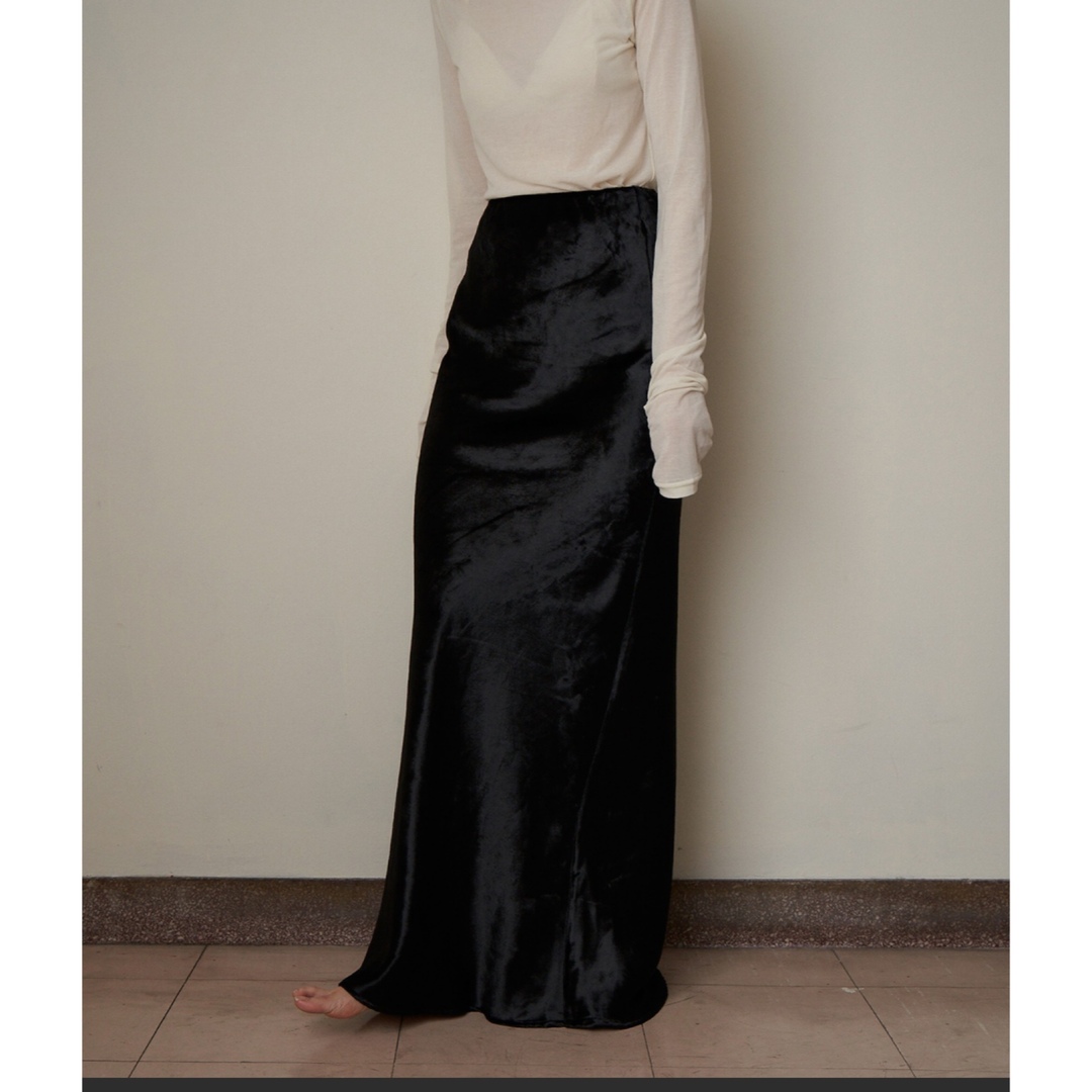 velvet long skirt ENOF velvet long skirt ENOF