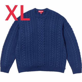 シュプリーム(Supreme)のSupreme Applique Cable Knit Sweater(ニット/セーター)