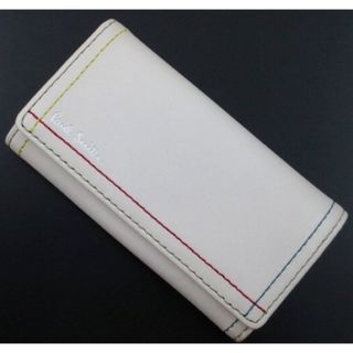 ポールスミス(Paul Smith)の1点限り☆新品☆箱付 ポールスミス ダブルステッチ キーケース アイボリー(キーケース)