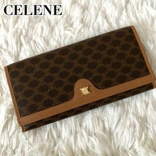 celine - 極美品✨セリーヌ 長財布 がま口 マカダム トリオンフ