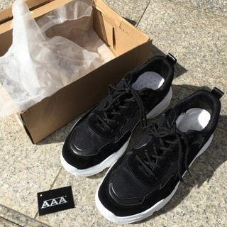AAA+ サンエープラス　厚底スニーカー　26.5cm(スニーカー)